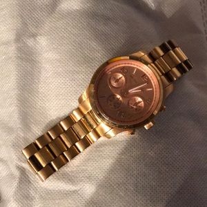 Michael Kors rose gold watch